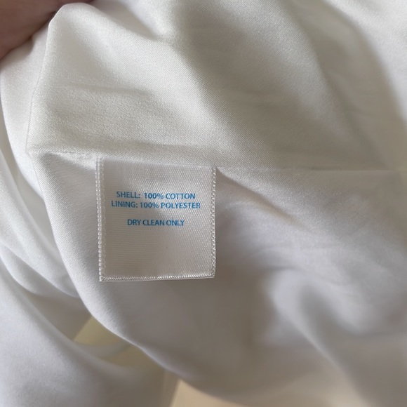 Southern tide white geometrical print crewneck sleeveless sheath midi dress sz 4 - Picture 13 of 17